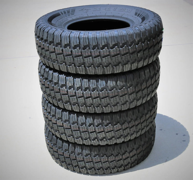 Pair of 2 (TWO) Haida Puma HD818 LT 235/75R15 104/101S Load C 6 Ply MT M/T Mud Tires