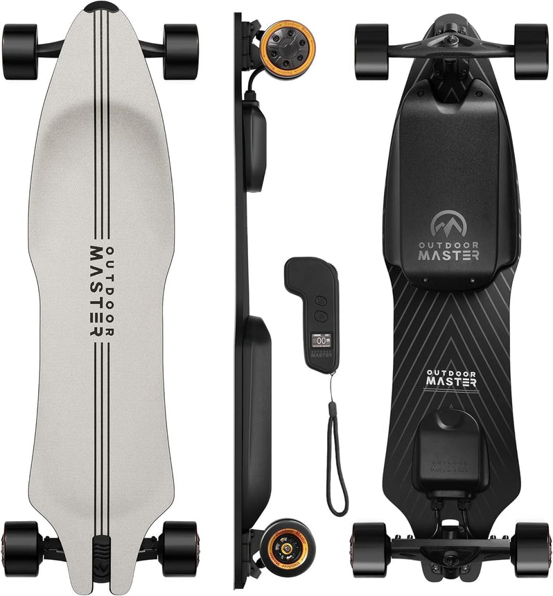 Caribou Electric Skateboard 32 MPH, 26 Mile Range, Dual 1000W Motors, Longboard for Adults & Teens, 6-Month Warranty