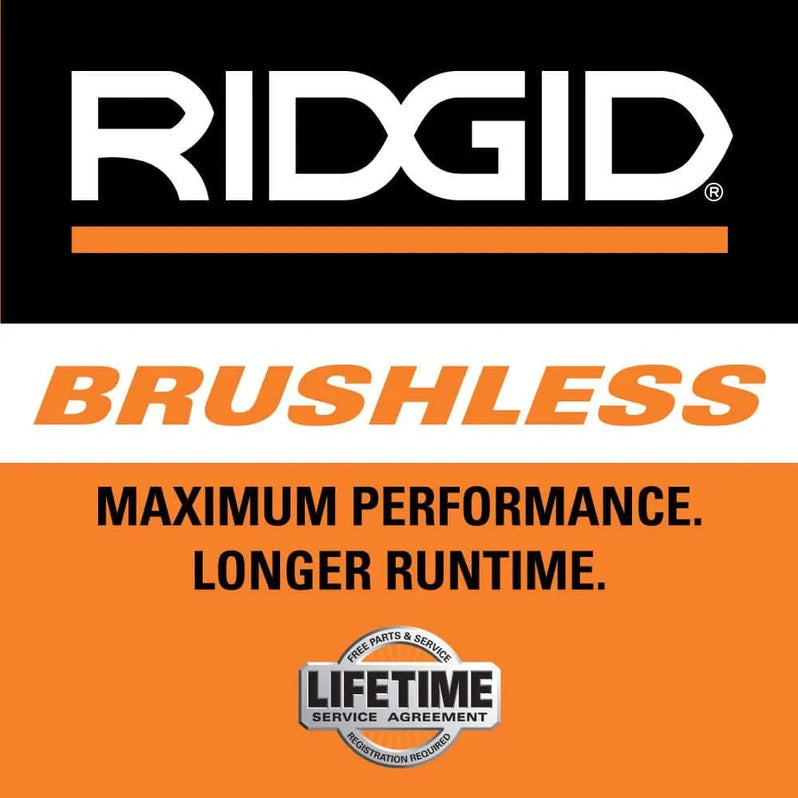 RIDGID 18V Brushless Cordless 4-1/2 in. Paddle Switch Angle Grinder with (2) 4.0 Ah Batteries, Charger, and Bag R86047B-AC93044SBN