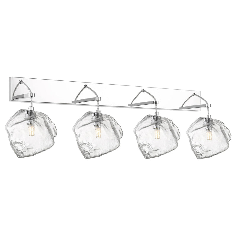 63131LED'sP-MSS/CLR 4 Light Wall / Vanity in Mirrored