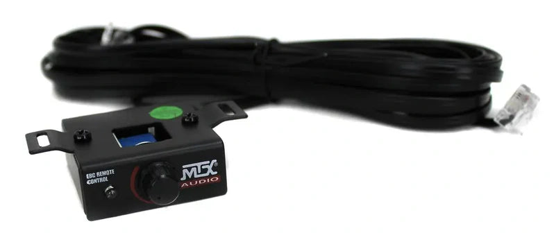 MTX 12" Dual Loaded Car Subwoofer w/Sub Box, Amplifier, & QPower Wiring Kit