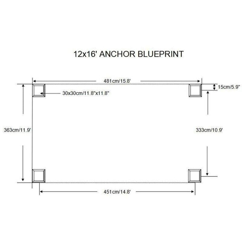 Alexander 16 Ft. W X 12 Ft. D Aluminum Patio Gazebo