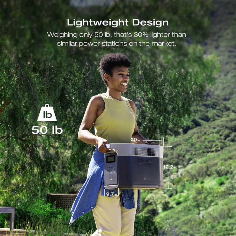Portable Power Station Delta 2 Max – 2400W Solar Generator