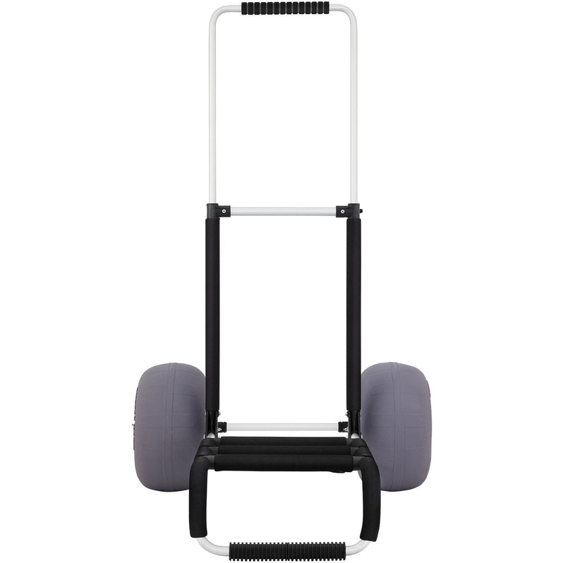 Best 165LBS Folding Beach Cargo Deck Cart W/ All-Terrain Balloon Tires