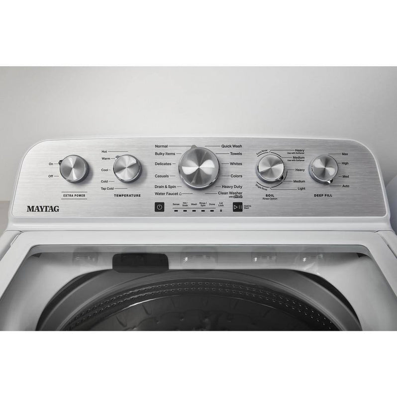 Maytag 4.8 cu. ft. Top Load Washer with Extra Power Boost, White – MVW5430MW
