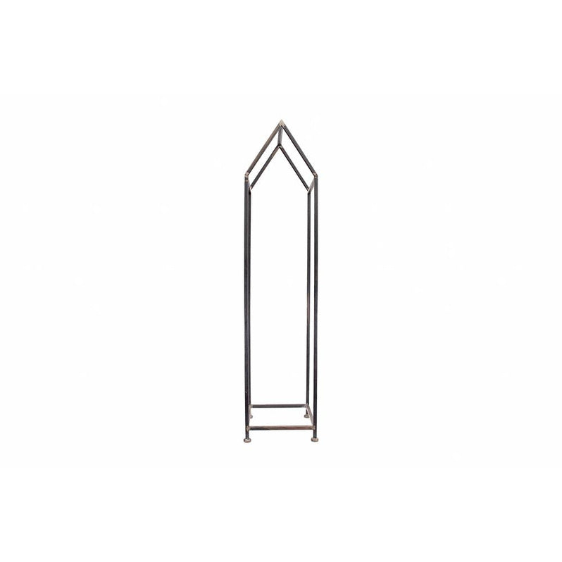 3R Studios House Shaped Metal Log Holder
